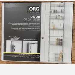 .ORG Premium Over-the-Door Steel Frame Pantry Organizer 76”