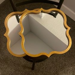 Vintage Inspired Gold Mirror Pair-Heavy & Chic 