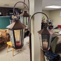 Copper Freestanding Lanten/candle Holder