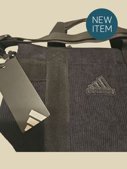 ADIDAS Mini Tote Bag Corduroy Black 