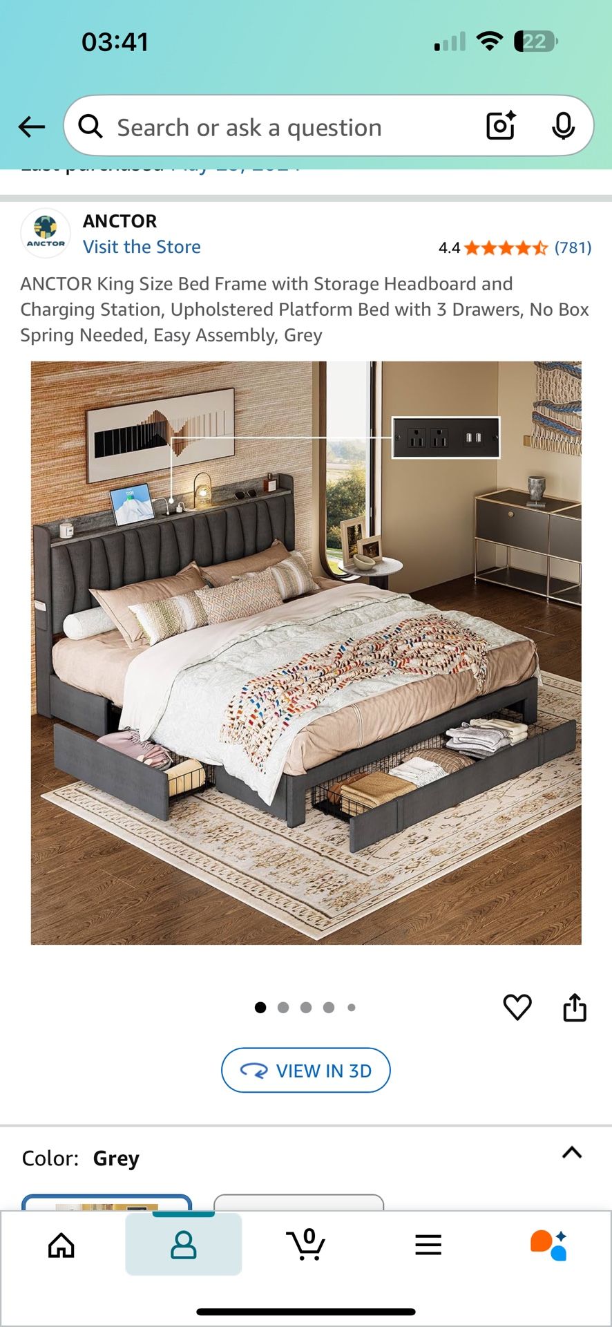 King bedroom set