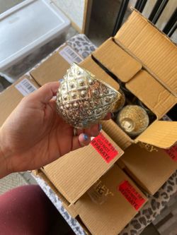 Hosley Mercury Votive candle holders