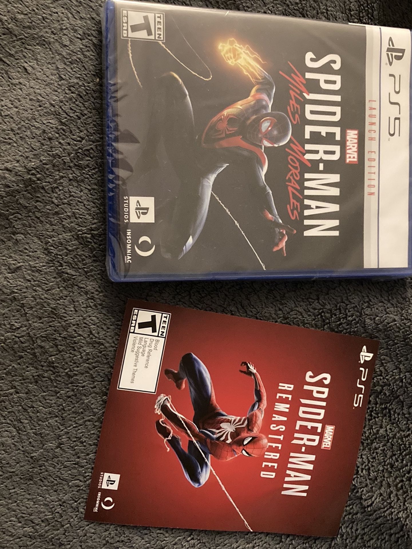 Spiderman Ps5 (both Games) Sealed
