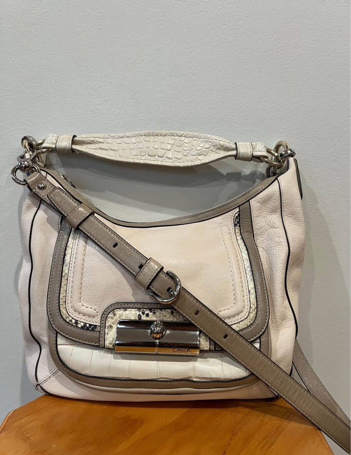 Coach Kristin Spectator Leather Hobo Bag #16803