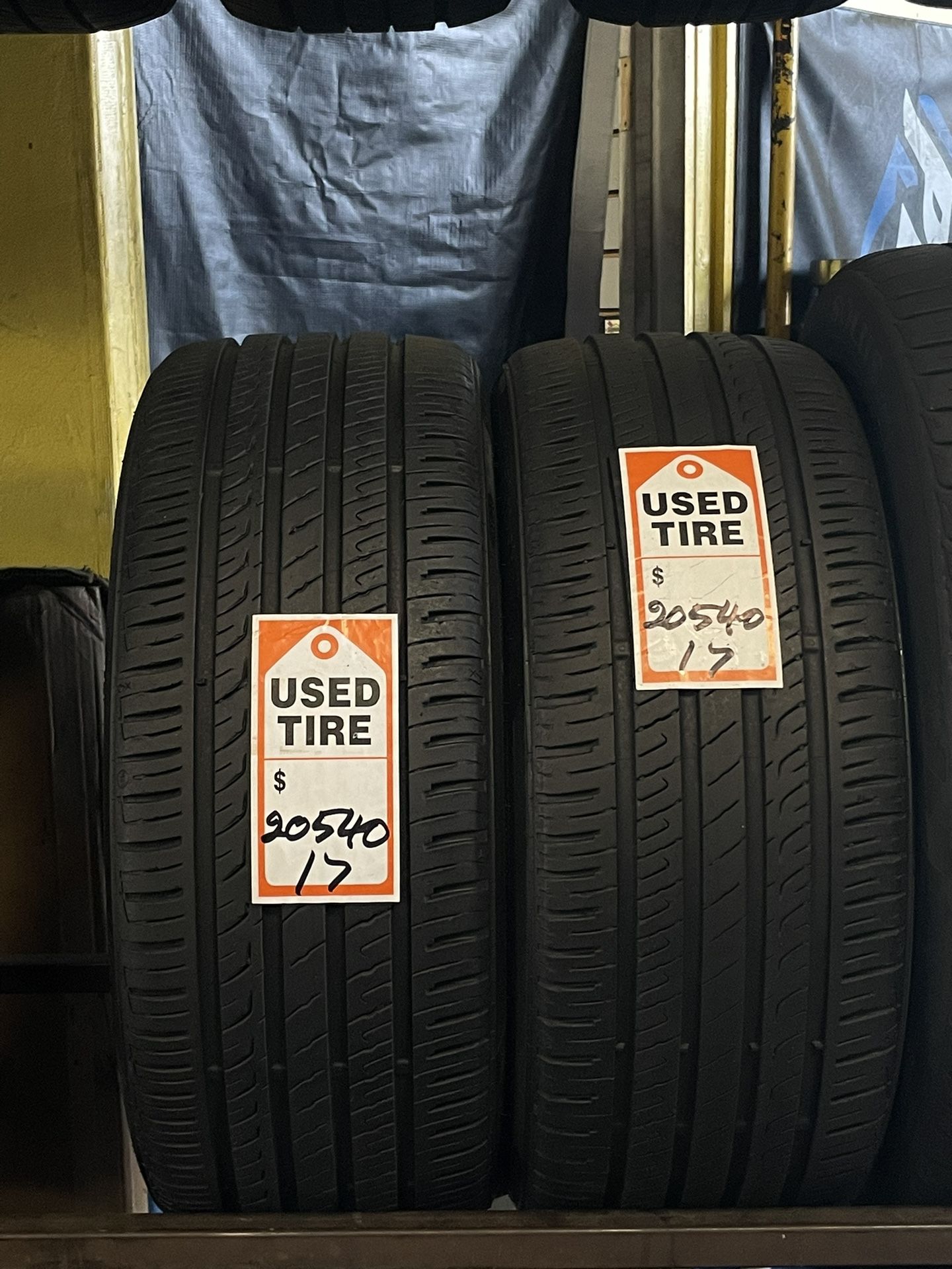 205 40 17 used tires