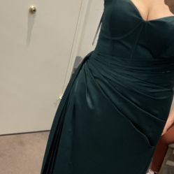 Bridesmaids Emerald Green Dress 