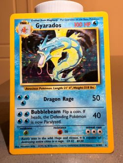 Gyarados Base Set Holo LP 6/102 Pokemon TCG