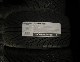 245/35/20 Venom Power Ragnarok Tires New