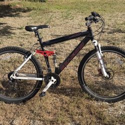 Genesis 21-Speed,  Dual Suspension mountain bike with 27.5” wheels 