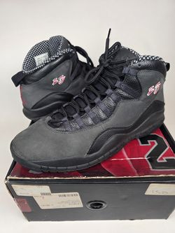 Air Jordan 10 Retro Countdown Pack 2008 Black Red 310805-061 Size 10.5 OG Box