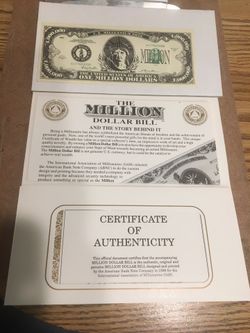 Million Dollar Bill-IAM Collector series 1988