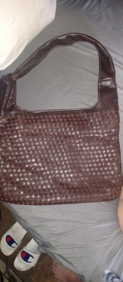 *Like New* Pritzi Leather Woven Handbag 