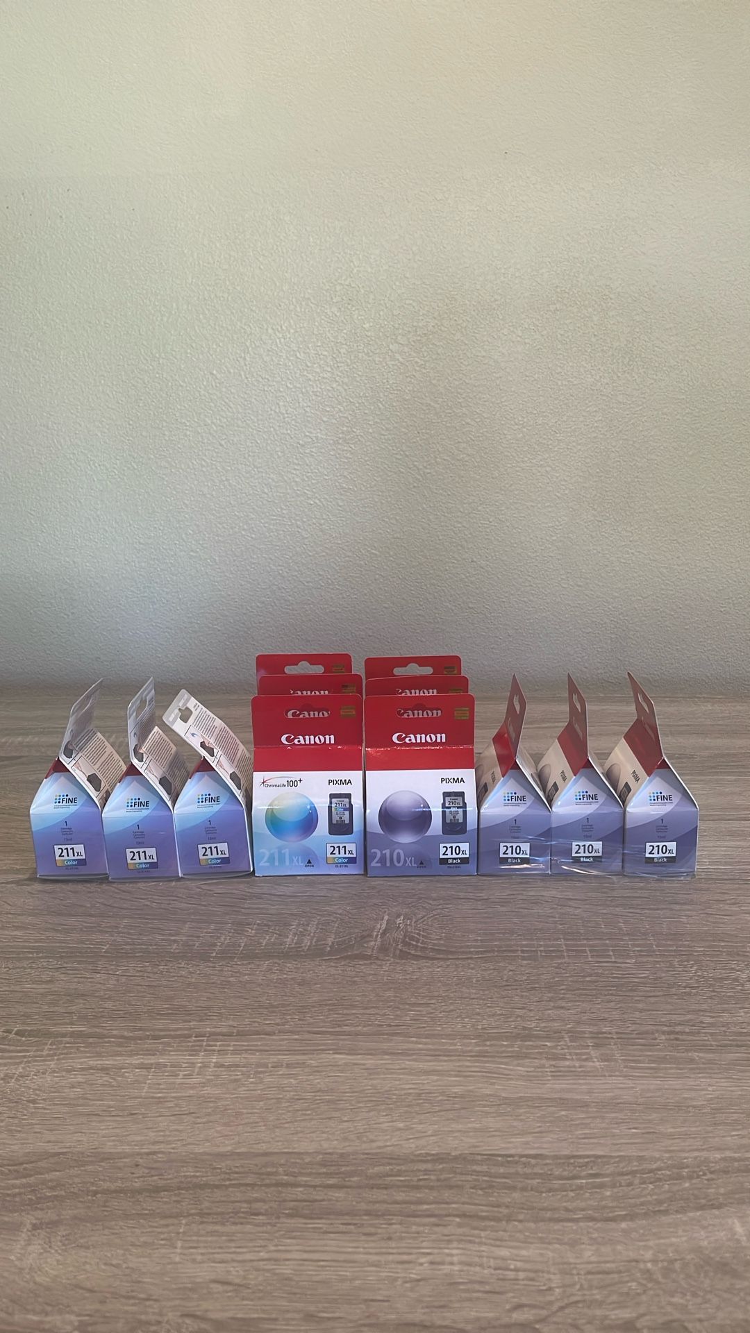 New Cannon Genuine Ink Cartridge 210XL 211XL