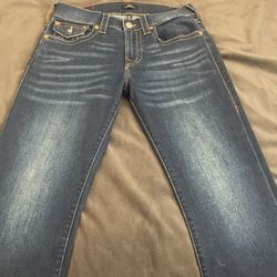 True Religion Ricky Flap straight Jean 34”