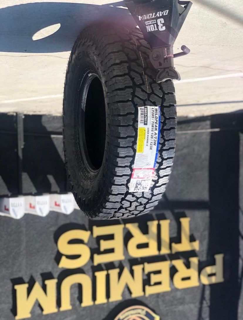Set Of 4 Falken Wildpeak M/T 01 LT 285/75R16 126/123Q E (10 Ply) 285/75R16 Falken Wildpeak E Load SET OF BRAND NEW TIRES ON SPECIAL LLANTAS NUEVAS EN ESPECIAL