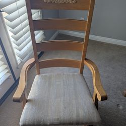 White Oak Table With 6 Chairs