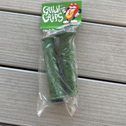 S&M GANJA GRIPS GREEN BMX BIKE GRIP REVENGE NUGS DAKINE CULT ODYSSEY BMX BIKES