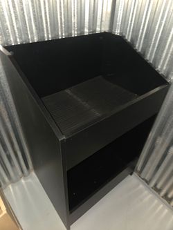 LP Bin Record Storage Cabinet