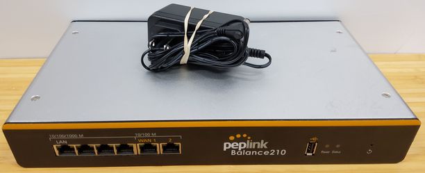 Peplink Balance 210 Multi-WAN Router (4 Lan, 2 Wan Ports, 1USB) Model: BLP-210