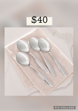Princess house AMALIA FLATWARE Round Soup Spoons