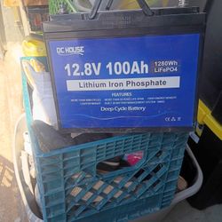 DC House 12.8V 100AH LifeP04 Lithium Iron Phodphate