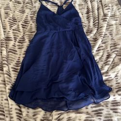 Blue Short Dress 