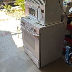 GE Microwave And Stove