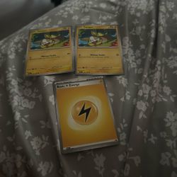 (2) Yampers W/ Energy Pokemon Cards
