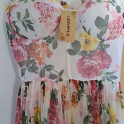 Corset Floral Dress