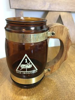 Old Ironsides vintage bar stein