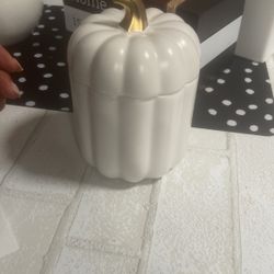 Ceramic White pumpkin