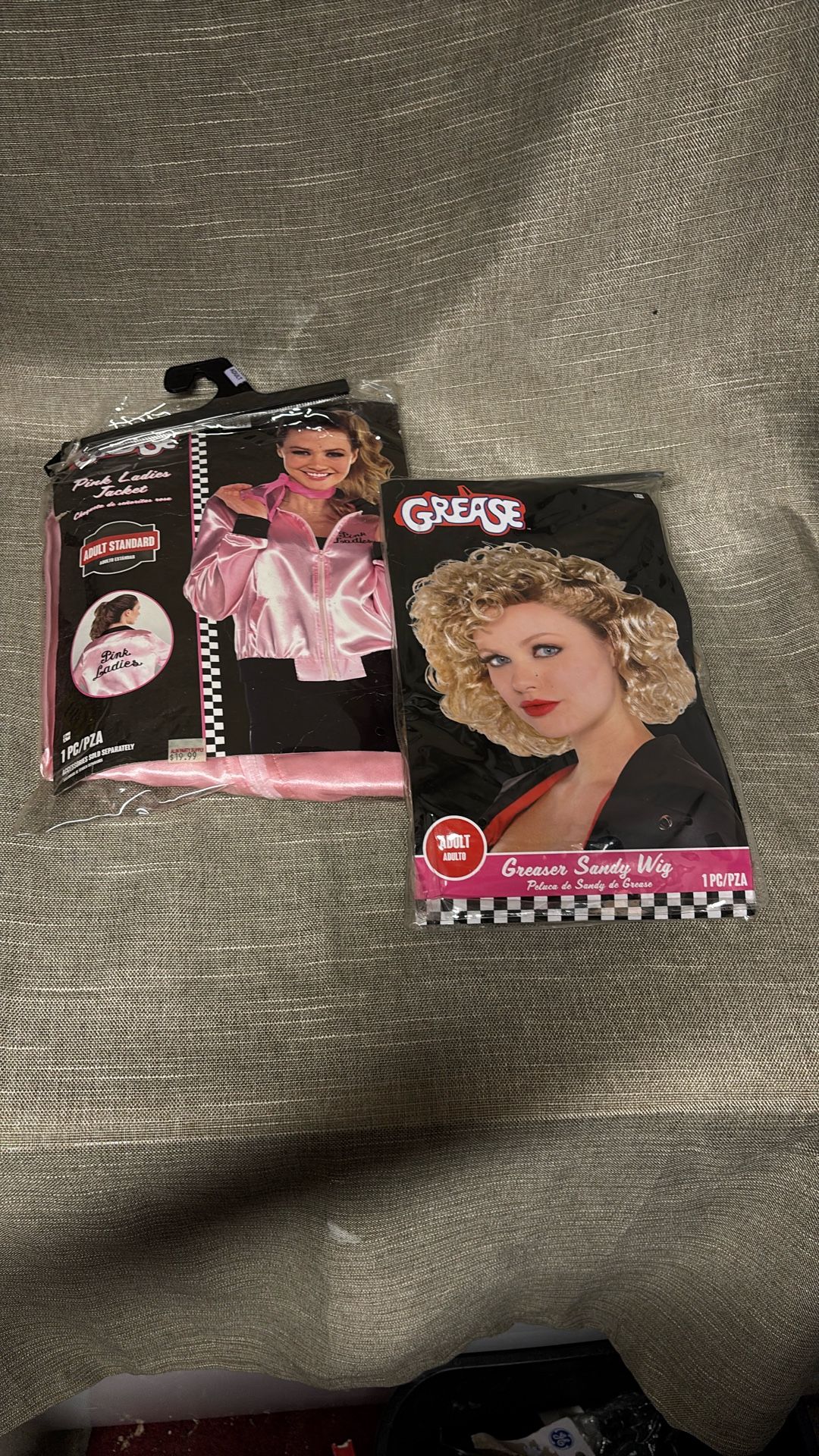Grease Pink Ladies Jacket And Wig