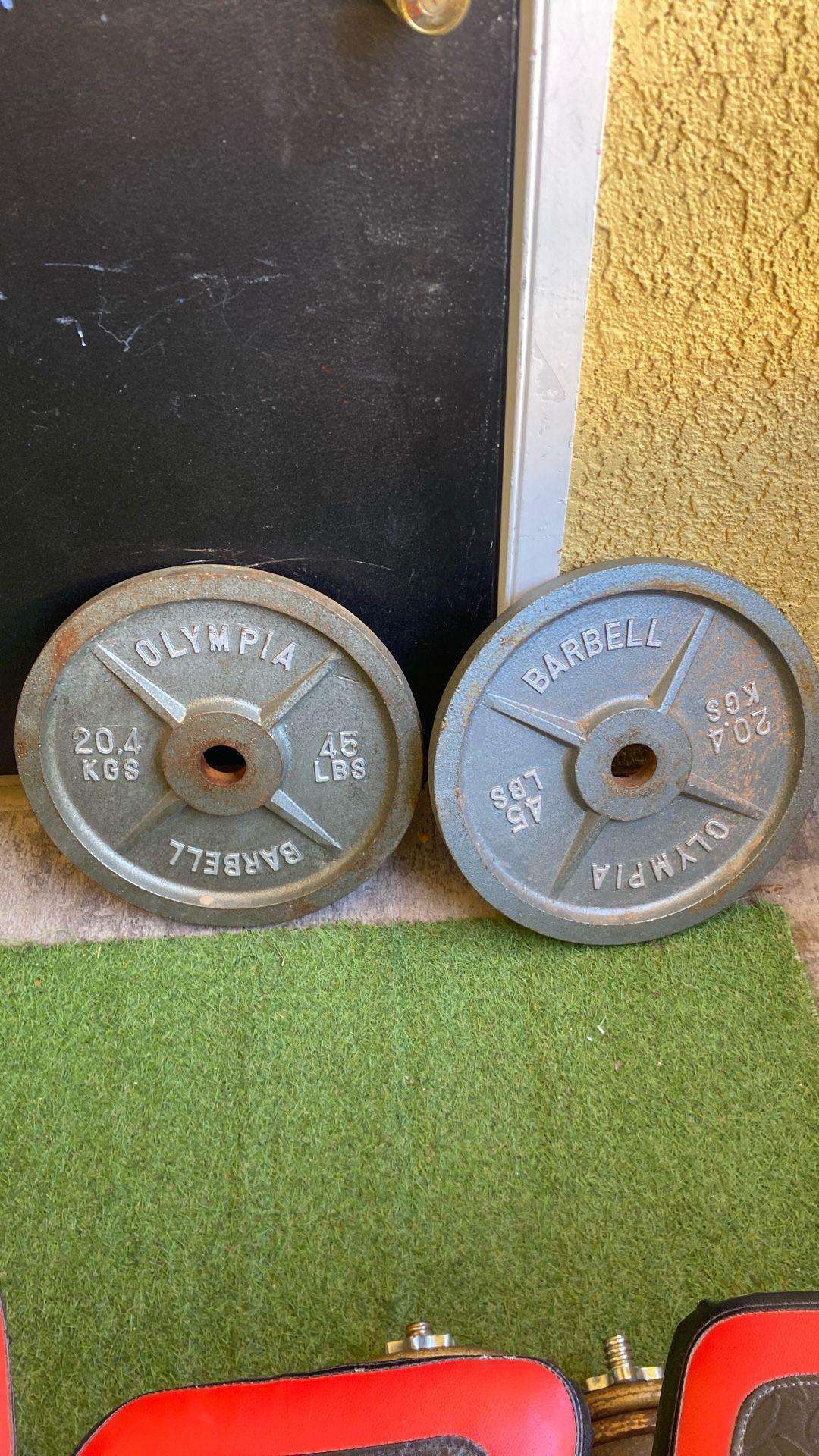 Olympia 45lb Weights (2)