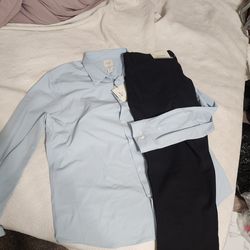 Calvin klein dress shirt and pants