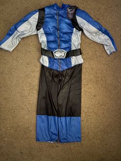 Child Beast Morphers Blue Muscle Power Rangers Costume