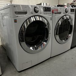 LG Stackable Front Load Washer and Dryer Set 