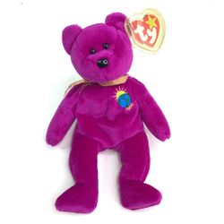 1999 TY Beanie Baby Millennium (Millenium) Spelling Error Bear