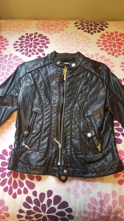 Arden B leather motorcycle jacket