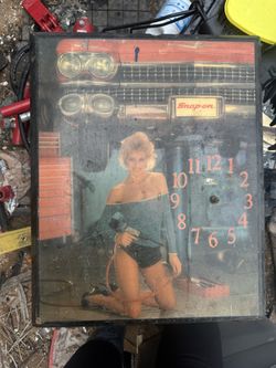 1980s Snap On Vintage Clock
