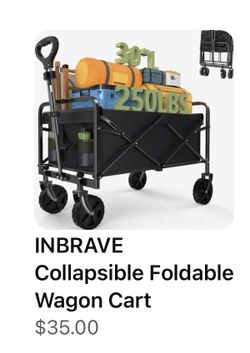 InBrave Folding Wagon Cart