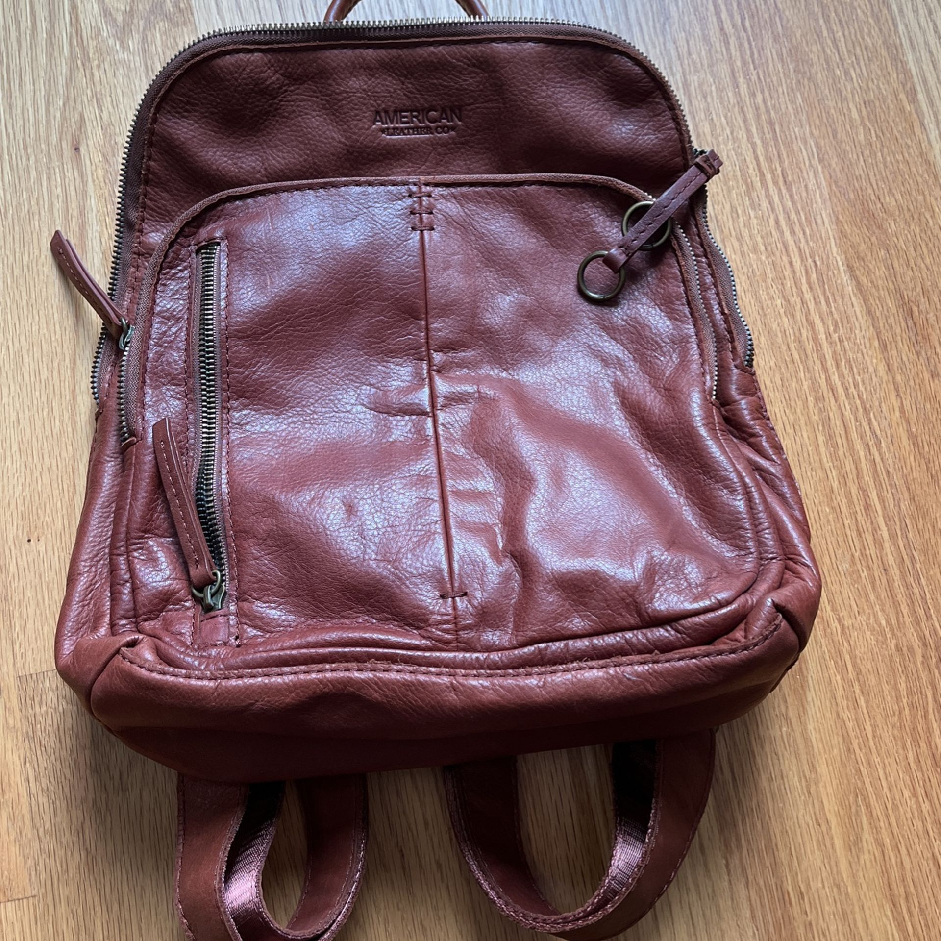 Small Leather Backpack