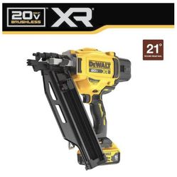 New Dewalt 21° Cordless Framing Nail Gun