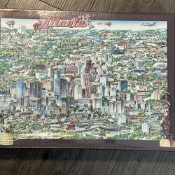 REDUCED—City Of Atlanta Jigsaw Puzzle New