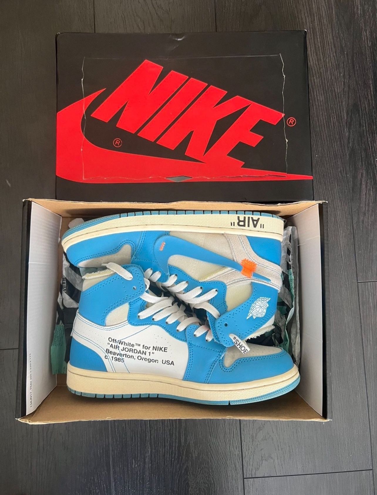 Off White Air Jordan 1 UNC