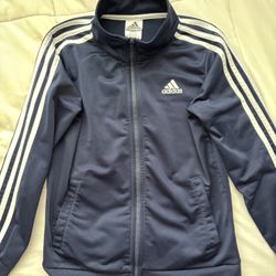 Adidas Jacket, Navy and white.