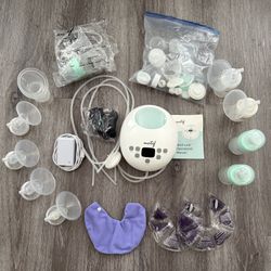 Motif Luna® Double Electric Breast Pump + Extra Stuff