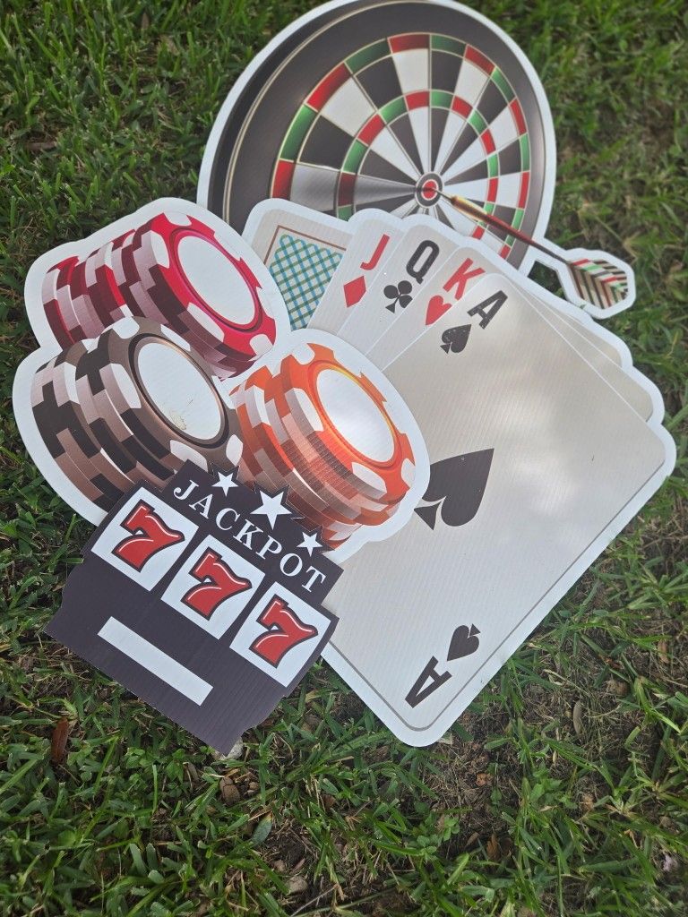 Yard Sign Different Set An More Shape An Degsin