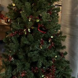 Prelit Christmas tree