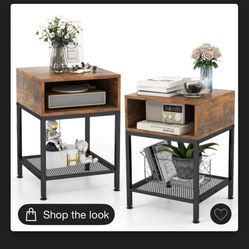 Two End Tables / Nightstands