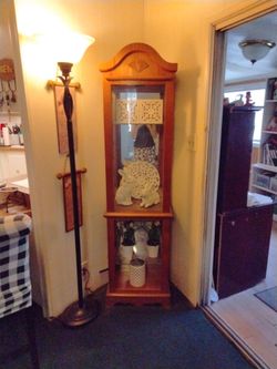 Beautiful curio cabinet free.